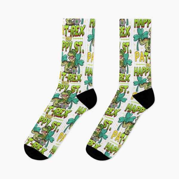 Item preview, Happy St. Pat-rex Day Patricks Funny Trex Shamrock designed and sold by BalladOfZeus.
