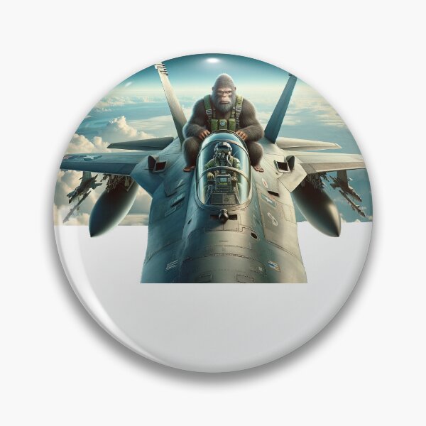 Artikelvorschau, Bigfoot reitet einen Kampfjet entworfen und verkauft von Inspirational Creations.