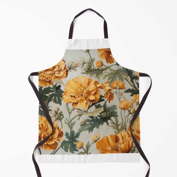 Item preview, Marigold Tile 01: Sun-Kissed Ruffles in a Field of Golden Fire Leafy Thrones designed and sold by TheBrainArt.