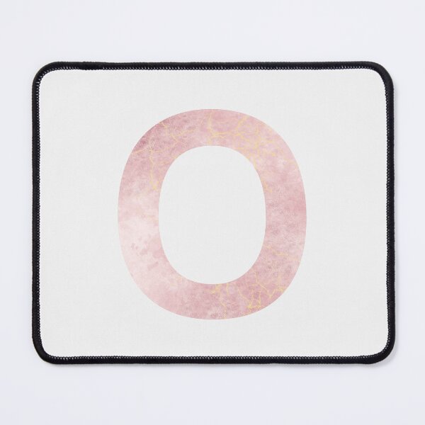 Item preview, Initial O with pink marble effect designed and sold by alessiazoe.