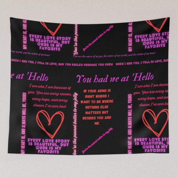 Item preview, Valentine sentences designed and sold by JuniperusArt.