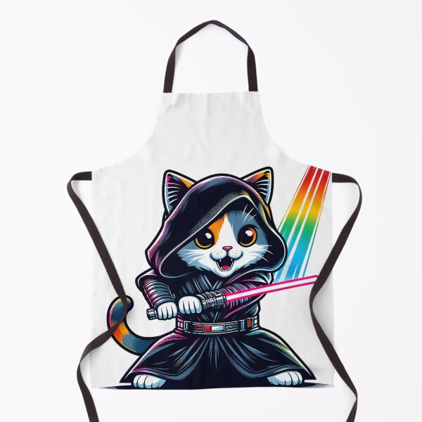 Item preview, Lightsaber Rainbow Cat designed and sold by teedory.