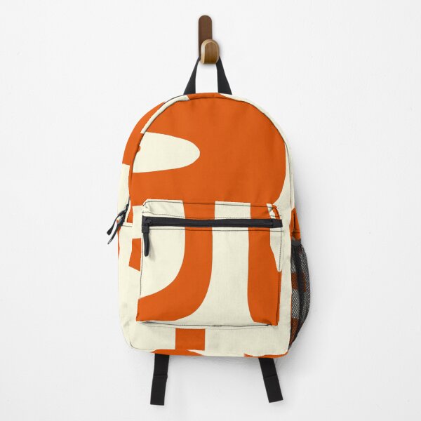 Item preview, patrón de formas irregulares color naranja y beige designed and sold by ArtKar.