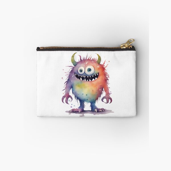 Item preview, Watercolor Friendly Monster 12 designed and sold by FlutterByH.