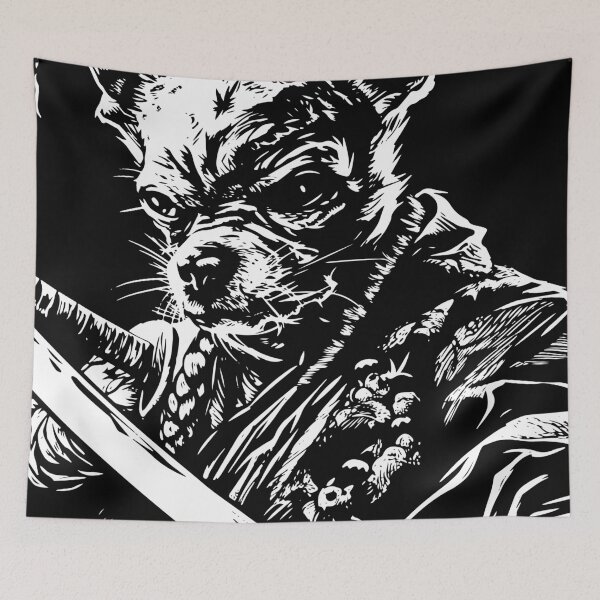 Item preview, Feudal Chihuahua Samurai Dog, Chihuahua Samurai, Ominous Looking Samurai Dog Warrior designed and sold by PrintShangri-La.