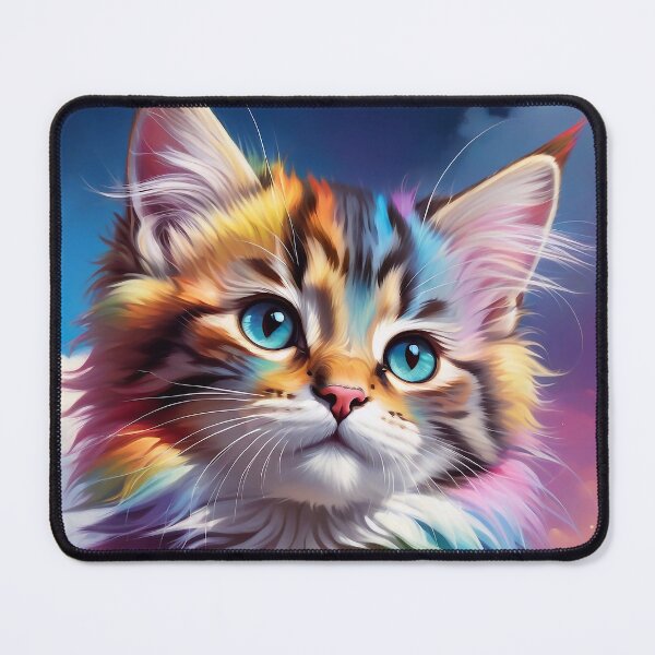 Item preview, Rainbow kitten designed and sold by M-Y-A-R-T-.