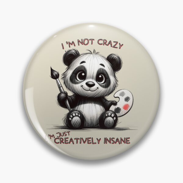 Item preview, Artistic Panda Painter Humor Illustration designed and sold by RuyaFab.