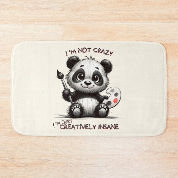 Item preview, Artistic Panda Painter Humor Illustration designed and sold by RuyaFab.