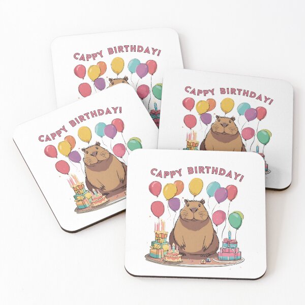Item preview, Capybara Birthday Party Capybaras Cappy For Girls And Boys designed and sold by gillys.