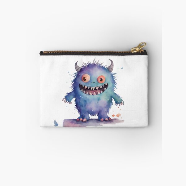 Item preview, Watercolor Friendly Monster 14 designed and sold by FlutterByH.