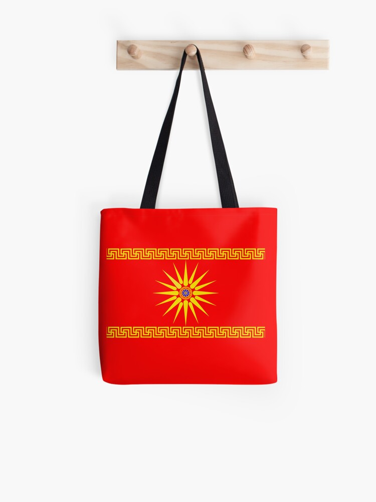 Ancient Macedonian Flag Tote Bag