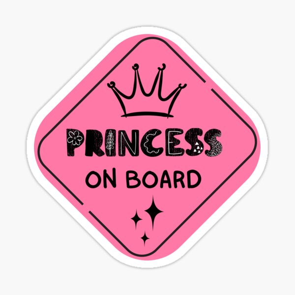 Item preview, Princess On Board designed and sold by Beautiricart.