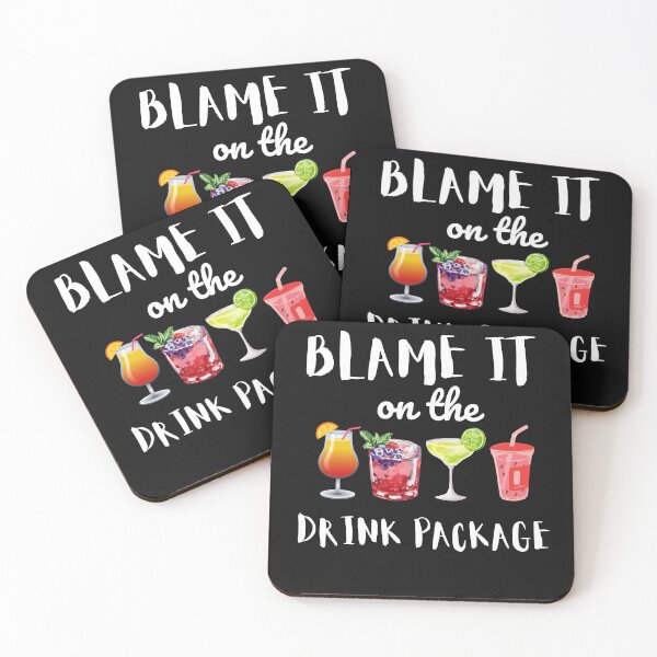 Item preview, Blame It On The Drink Package designed and sold by UMIARTS ⭐⭐⭐⭐⭐.