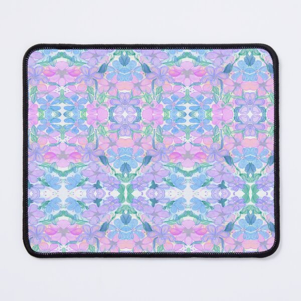 Item preview, purple floral pattern designed and sold by LMcK.