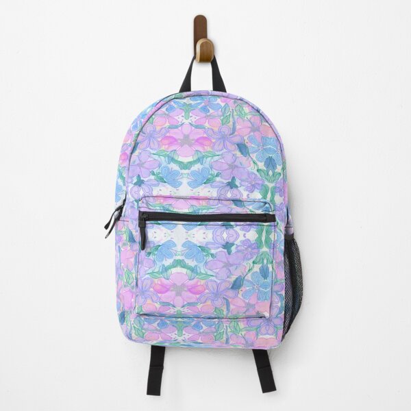 Item preview, purple floral pattern designed and sold by LMcK.
