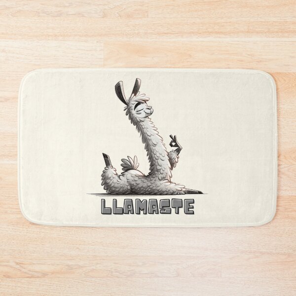 Item preview, Zen Llama Meditation Illustration designed and sold by RuyaFab.
