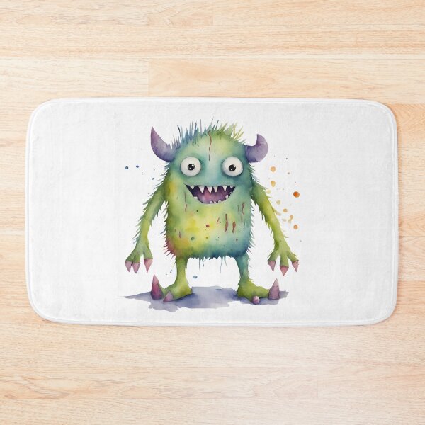 Item preview, Watercolor Friendly Monster 16 designed and sold by FlutterByH.