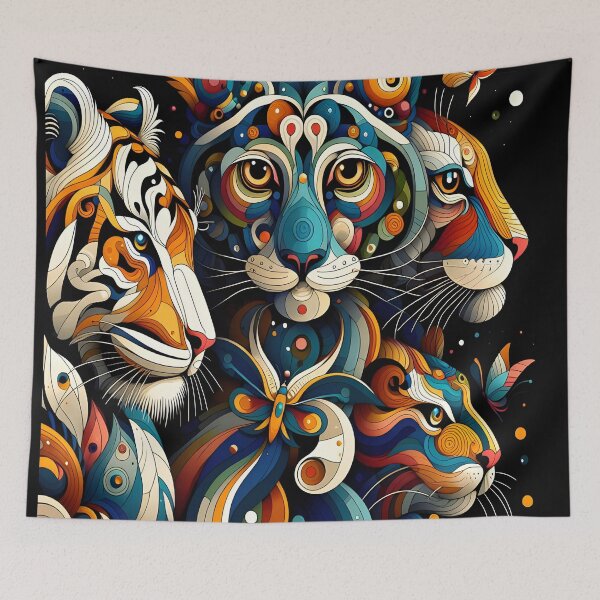 Item preview, Wild Cats Gone Techno designed and sold by Delights.
