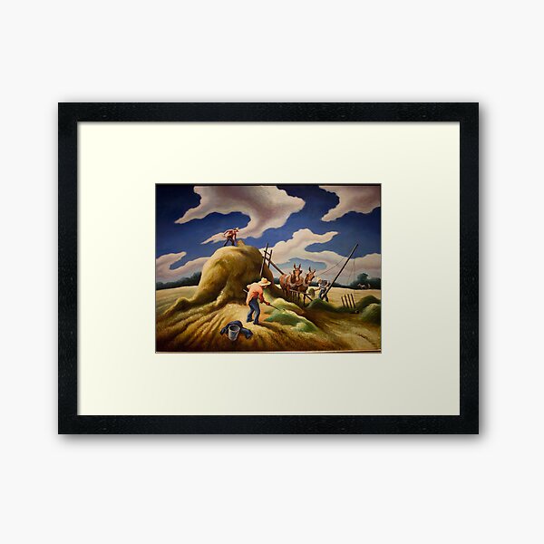 Item preview, original art Thomas Hart paintings Thomas Hart Benton artwork 1889 1975 Poster designed and sold by Amy-Hamilton.
