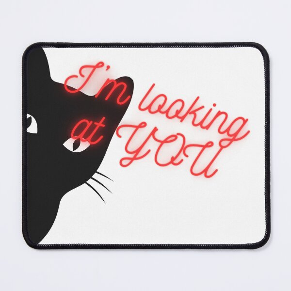 Item preview, a black cat, watching you.. designed and sold by StonePine.