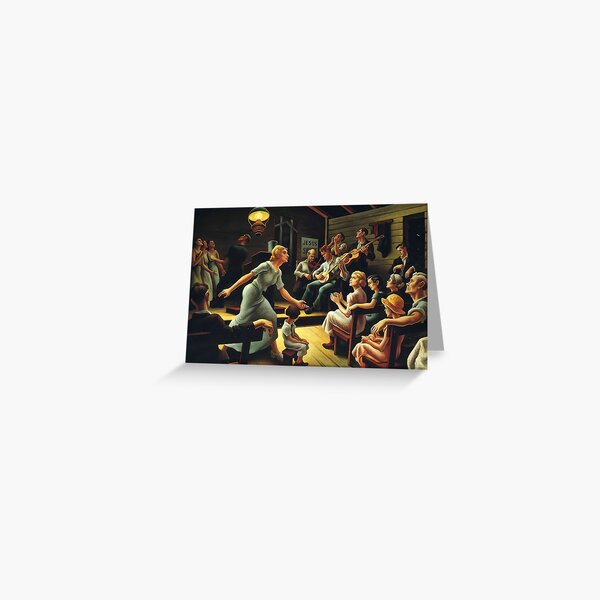 Vista previa del artículo con la obra «Arte original Pinturas de Thomas Hart Obra de arte de Thomas Hart Benton 1889 1975 Póster», diseñado y vendido por Amy-Hamilton.