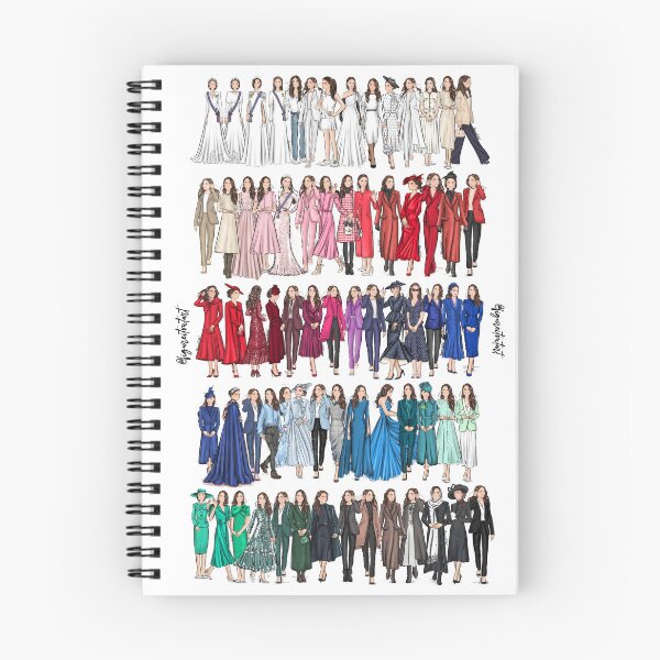 Item preview, Kate in 100 colours 2023 designed and sold by Figureitoutart.