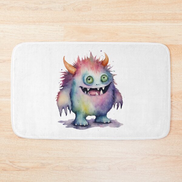 Item preview, Watercolor Friendly Monster 20 designed and sold by FlutterByH.