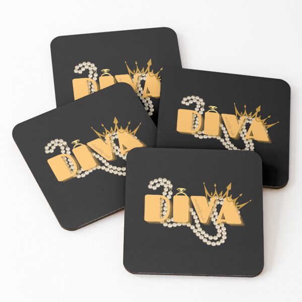 Item preview, Diva, wonderfully made. DIVA Women's Fun Attractive Design for Casual or Party Wear designed and sold by GEM STYLE.
