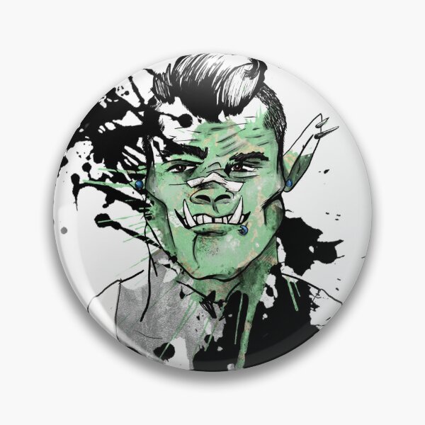 Item preview, Nicky Mox - Elven-Orc Rockabilly Racer Gearhead designed and sold by nickgrotto.