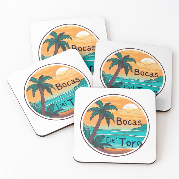 Item preview, Bocas Del Toro Panamá Colorida Playa Azul Naranja designed and sold by julyperson.