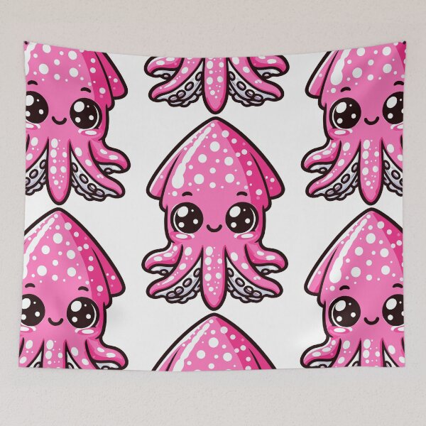 Item preview, Ocean Explorer Squid designed and sold by ArtfulWeave.
