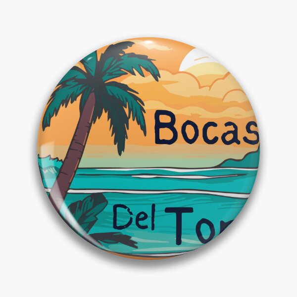 Item preview, Bocas Del Toro Panamá Colorida Playa Azul Naranja designed and sold by julyperson.