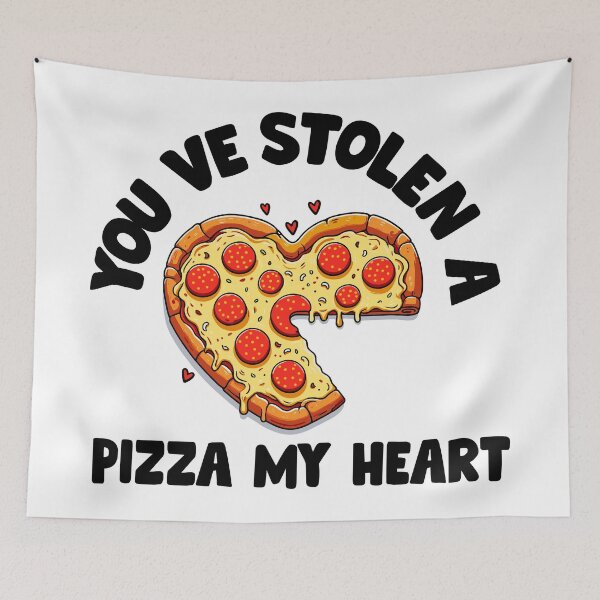 Item preview, Fun Couple Outfits: Incomplete Love Pizza - The Perfect Gift for Pizza Lovers and Couple Engagements designed and sold by GFelizNav.