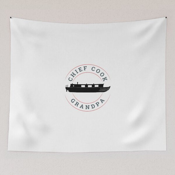 Item preview, Chief Cook Grandpa (blk-red) designed and sold by canal-arts.