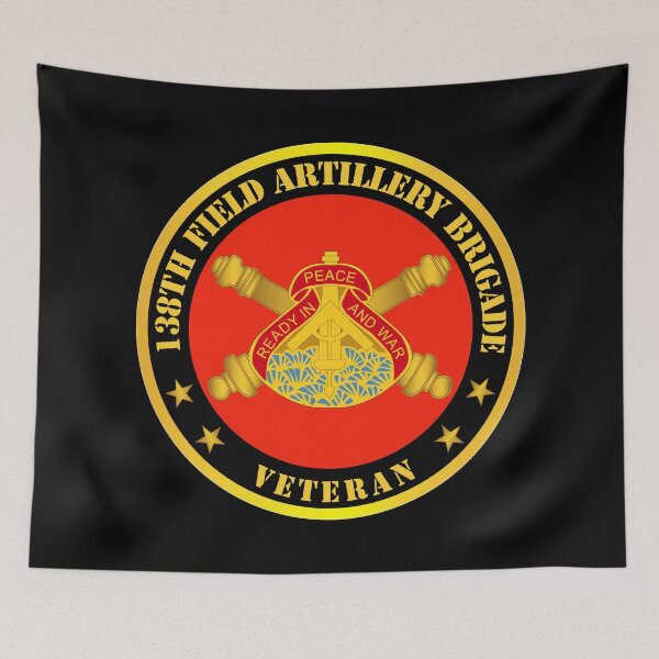 Item preview, Army - 138th Field Artillery Bde DUI w Branch - Veteran designed and sold by Military Insignia Products.