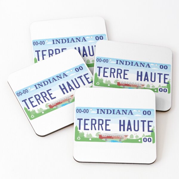 Item preview, Terre Haute Indiana License Plate designed and sold by Decal Mania.