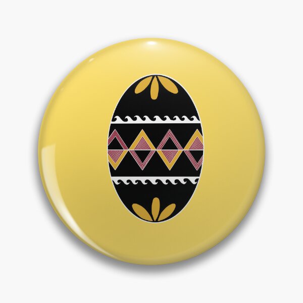 Item preview, Ukrainian Black Pysanka Easter Egg designed and sold by apencak.