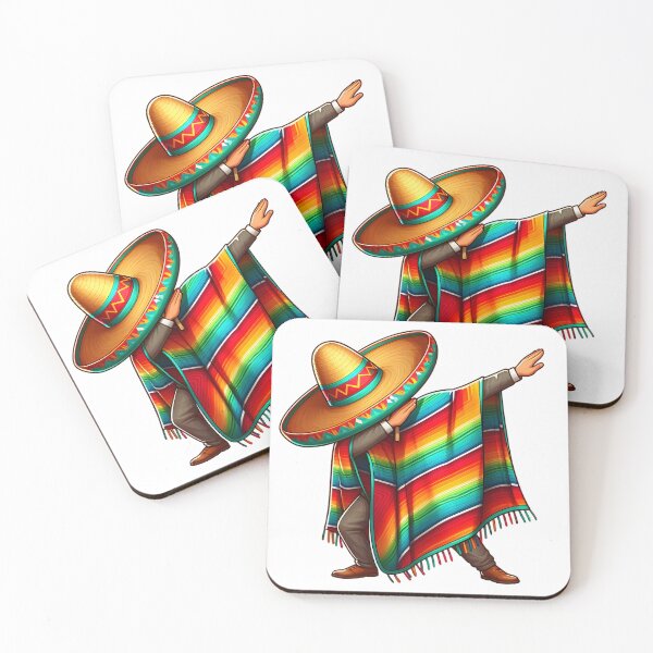Item preview, Dabbing Mexican Poncho Cinco De Mayo designed and sold by teedory.