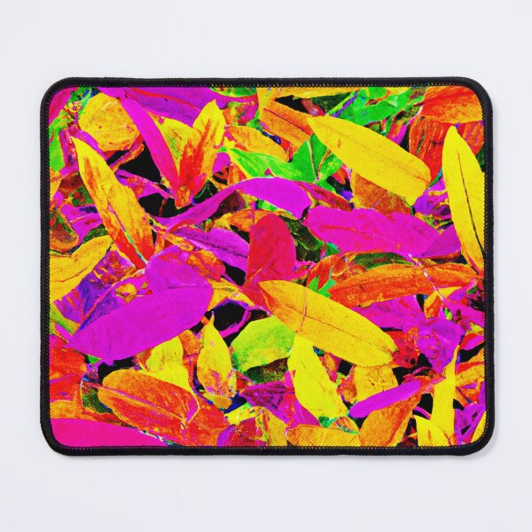 Item preview, Vibrant NeonLeaf Elegance Pattern designed and sold by Health And Fitness Posts e-Store.