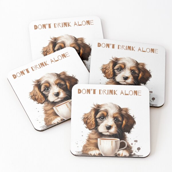 Item preview, Don't drink alone coffee designed and sold by PeaceeandLovee.