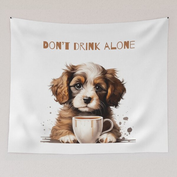 Item preview, Don't drink alone coffee designed and sold by PeaceeandLovee.