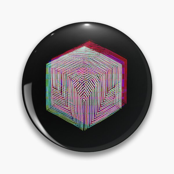 Item preview, Distorted Cubic Shape - Chromadrift designed and sold by Psyberspace.