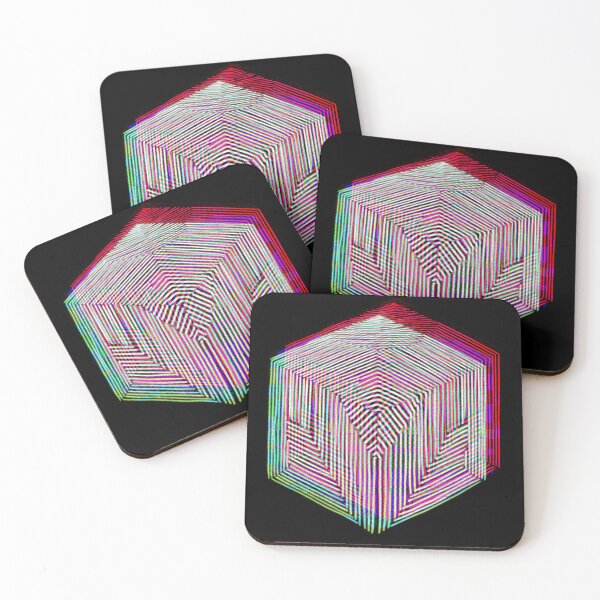 Item preview, Distorted Cubic Shape - Chromadrift designed and sold by Psyberspace.