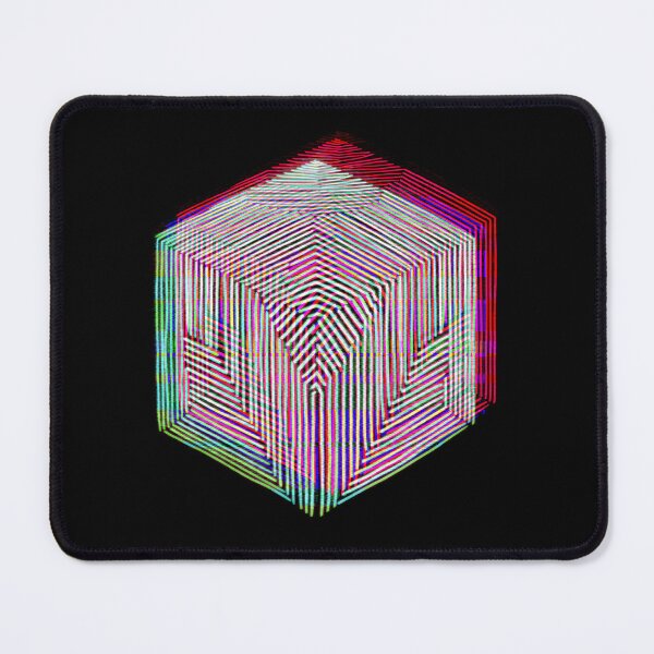 Artikelvorschau, Distorted Cubic Shape - Chromadrift entworfen und verkauft von Psyberspace.