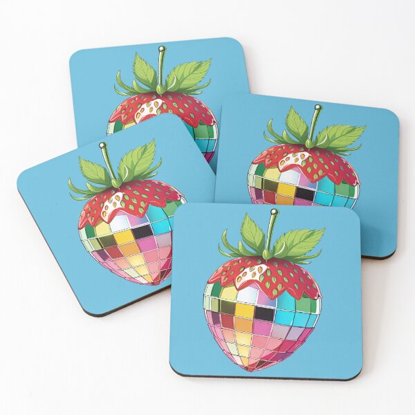 Item preview, Mirrored Disco Ball Strawberry designed and sold by GooGooPop.