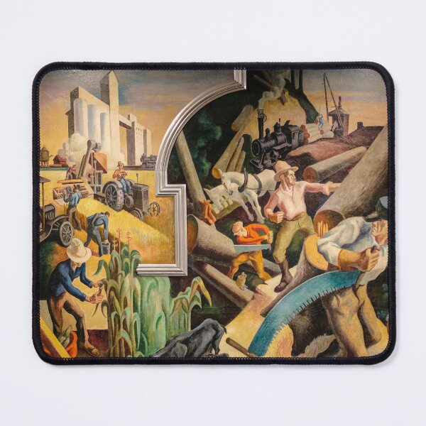 Item preview, original art Thomas Hart paintings Thomas Hart Benton artwork 1889 1975 Poster designed and sold by Amy-Hamilton.