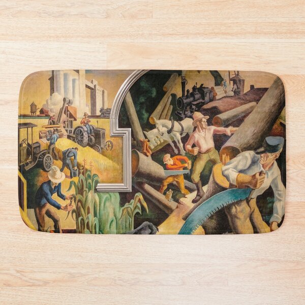 Item preview, original art Thomas Hart paintings Thomas Hart Benton artwork 1889 1975 Poster designed and sold by Amy-Hamilton.