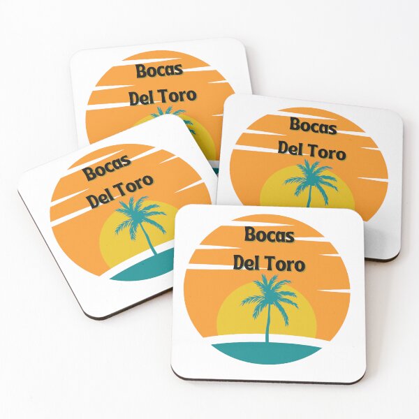 Item preview, Bocas Del Toro Panamá Círculo Simple Palmeras Naranjas designed and sold by julyperson.