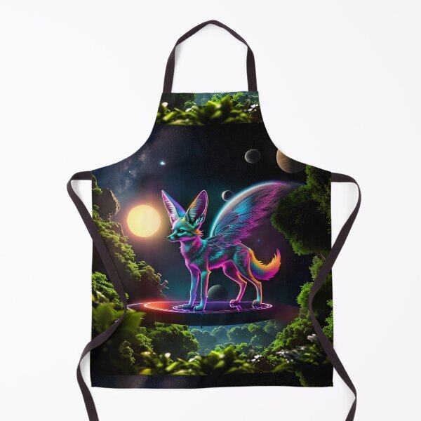 Item preview, Neon Rainbow Galaxy Fantasy Fennec Star Fox designed and sold by The Devil That You Forgot.