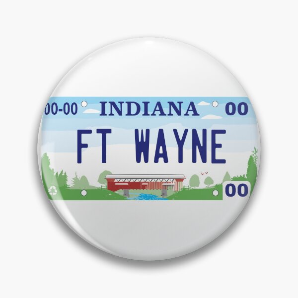 Item preview, Fort Wayne Indiana License Plate designed and sold by Decal Mania.